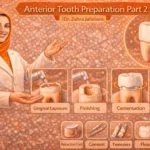 تراش روکش دندان قدامی