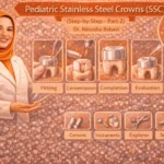 روکش استیل کودکان (SSC) – آموزش عملی گام‌به‌گام (پارت 2)